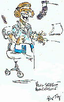 Caricature sign�e Olivier Pont